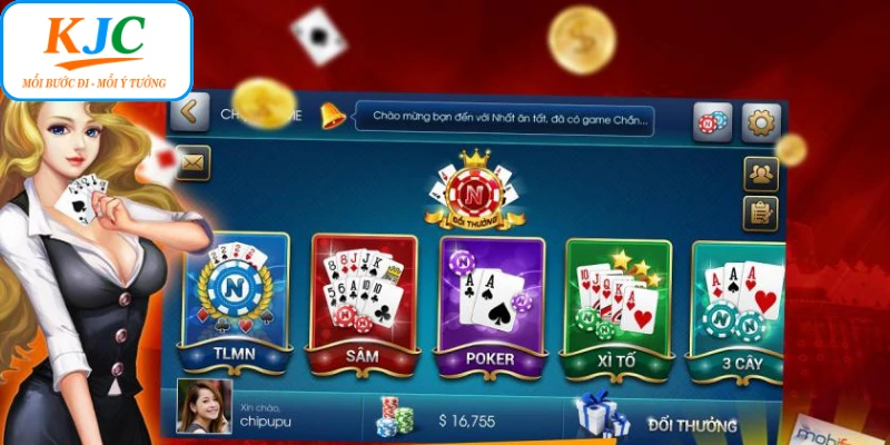 Những game bài đổi thưởng làm nên tên tuổi KJC